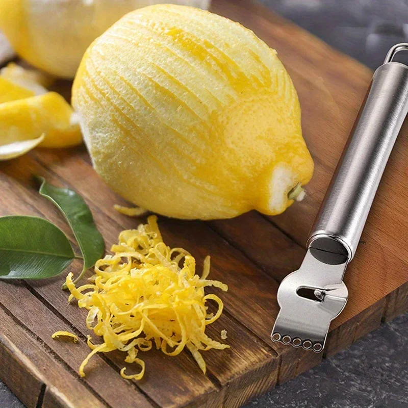 Household Kitchen Gadgets Vegetable Cutter Silk Cutter - 1 adet Limon Zester Rende Paslanmaz