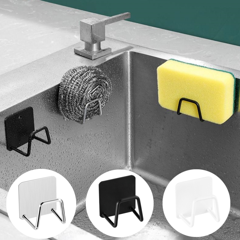Kitchen Gadgets Rack - Mutfak Paslanmaz Çelik Lavabo Sünger Tutucu