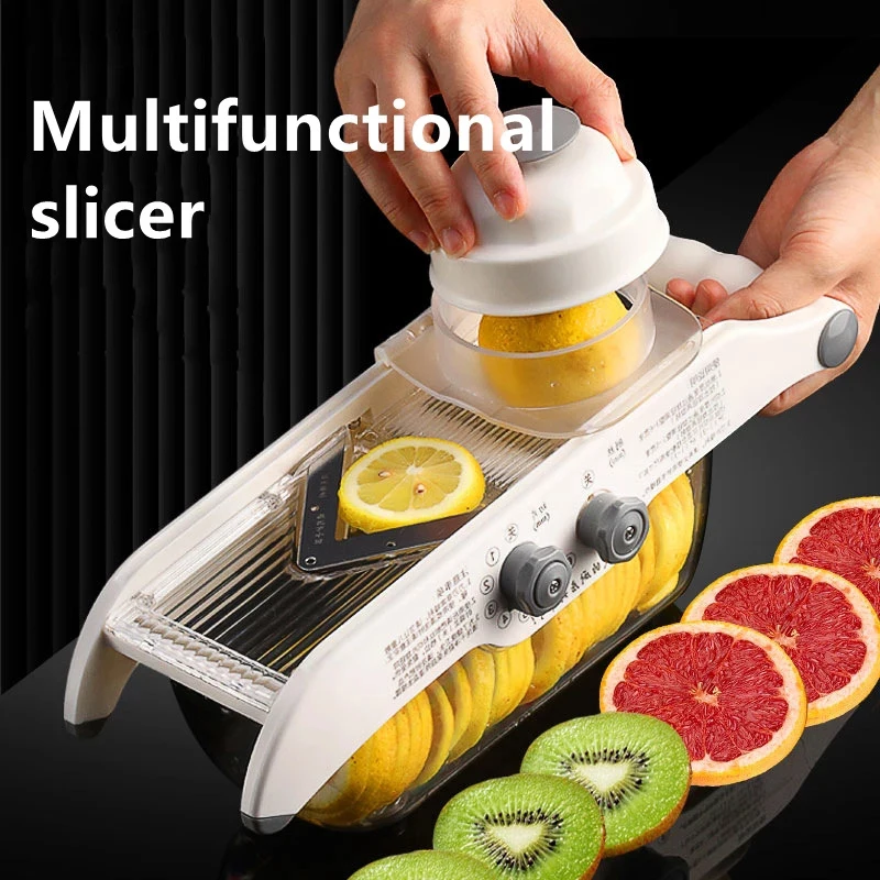 Household Kitchen Gadgets Vegetable Cutter Silk Cutter - Çok fonksiyonlu Limon Dilimleme Sebze Rende