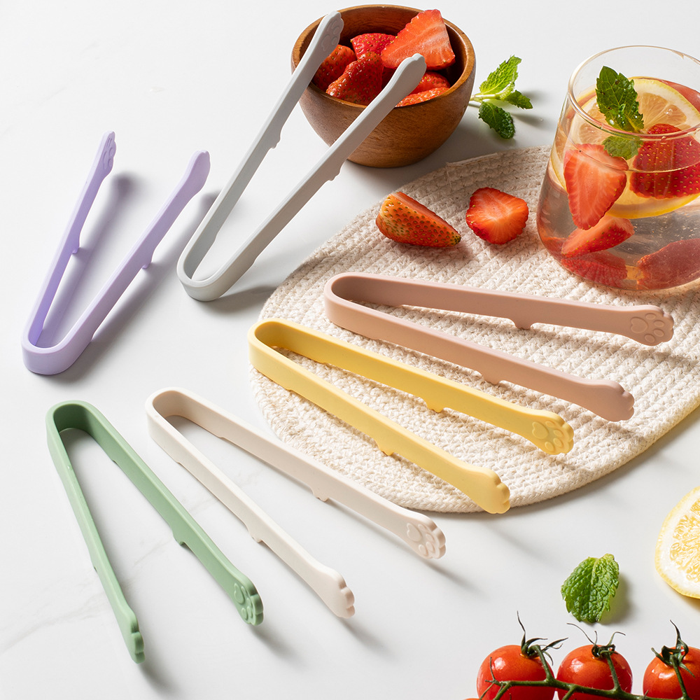 Kitchen Gadgets Must Have - Sevimli Kedi Patisi Silikon Yiyecek Maşası