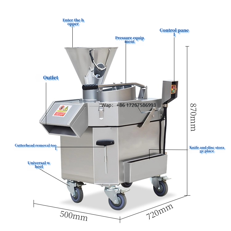 Vegetable Chopper - Fabrika Fiyatlı Ticari Sebze Kesici Dilimleyici