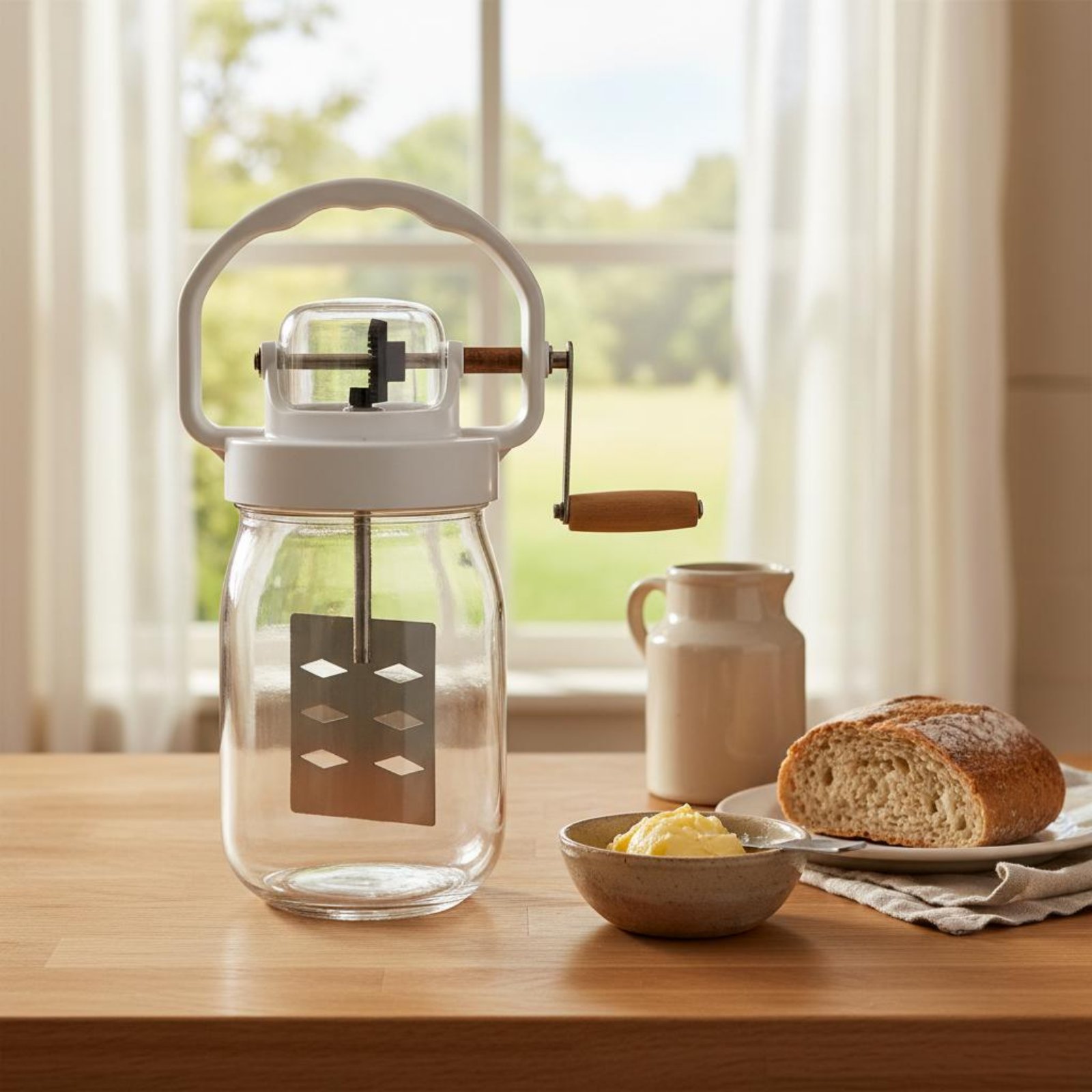 Kitchen Gadgets Mixer - Manuel Tereyağı Çalkalayıcı Kolay Temizlenebilir El