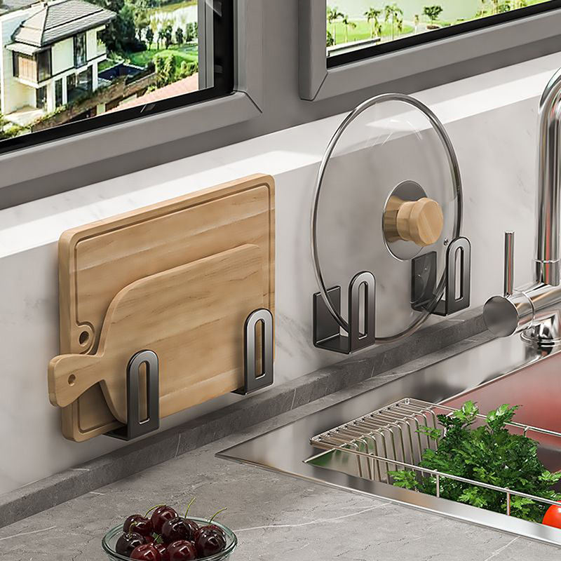 Kitchen Gadgets Rack - 2 adet/takım Kesme Tahtası tencere kapağı