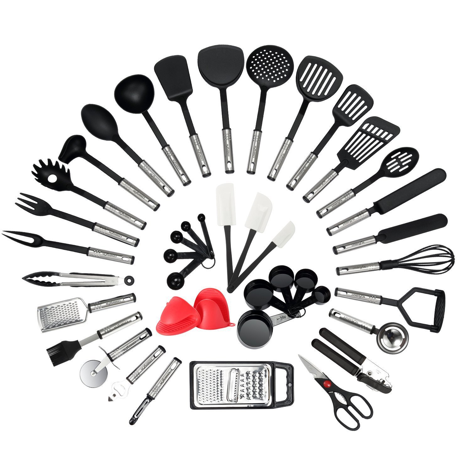 Kitchen Gadgets Kitchen - Sıcak Fırsat 42 Parça Yapışmaz Isıya