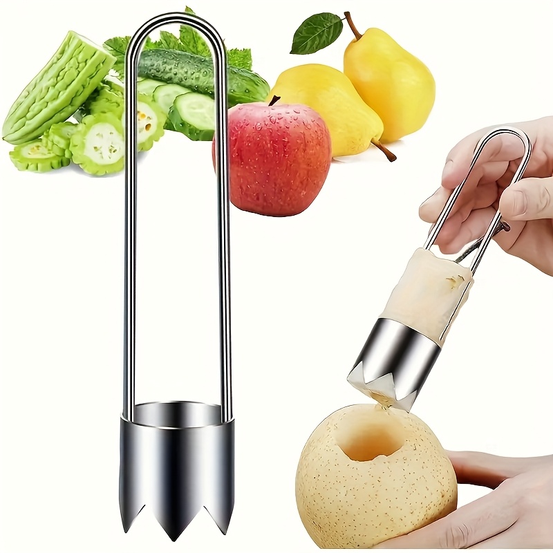 Kitchen Gadgets Kitchen - Paslanmaz Çelik Meyve Sebze Çekirdek Çıkarıcı,