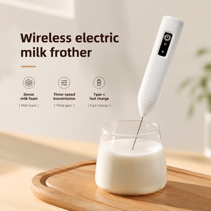 Kitchen Gadgets Must Have - Elektrikli Süt Köpürtücü + Yumurta Çırpıcı