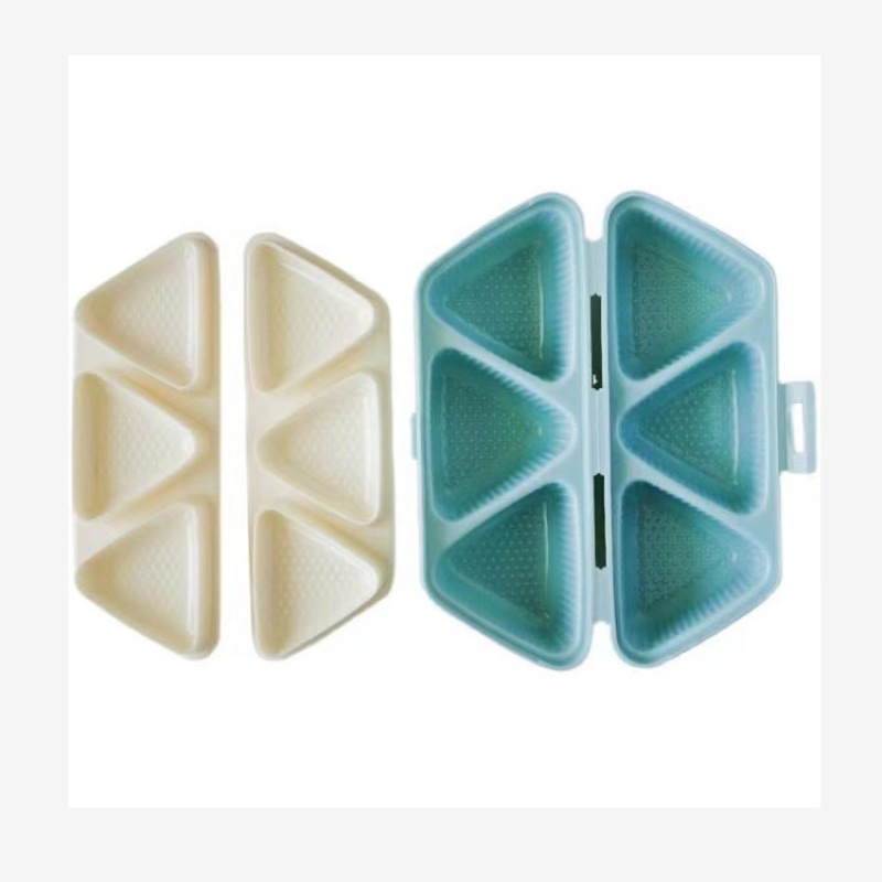 Kitchen Gadgets Japanese - 6 Bölmeli Üçgen Suşi Kalıbı Pirinç