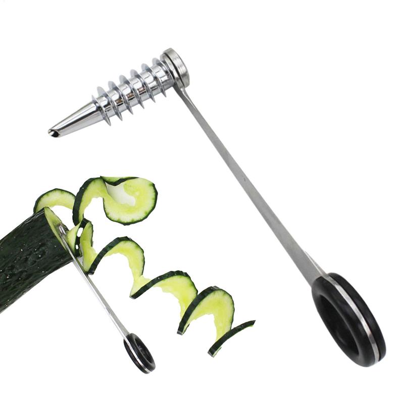 Household Kitchen Gadgets Vegetable Cutter Silk Cutter - Spiral Dilimleme Bıçağı Salatalık Havuç Patates