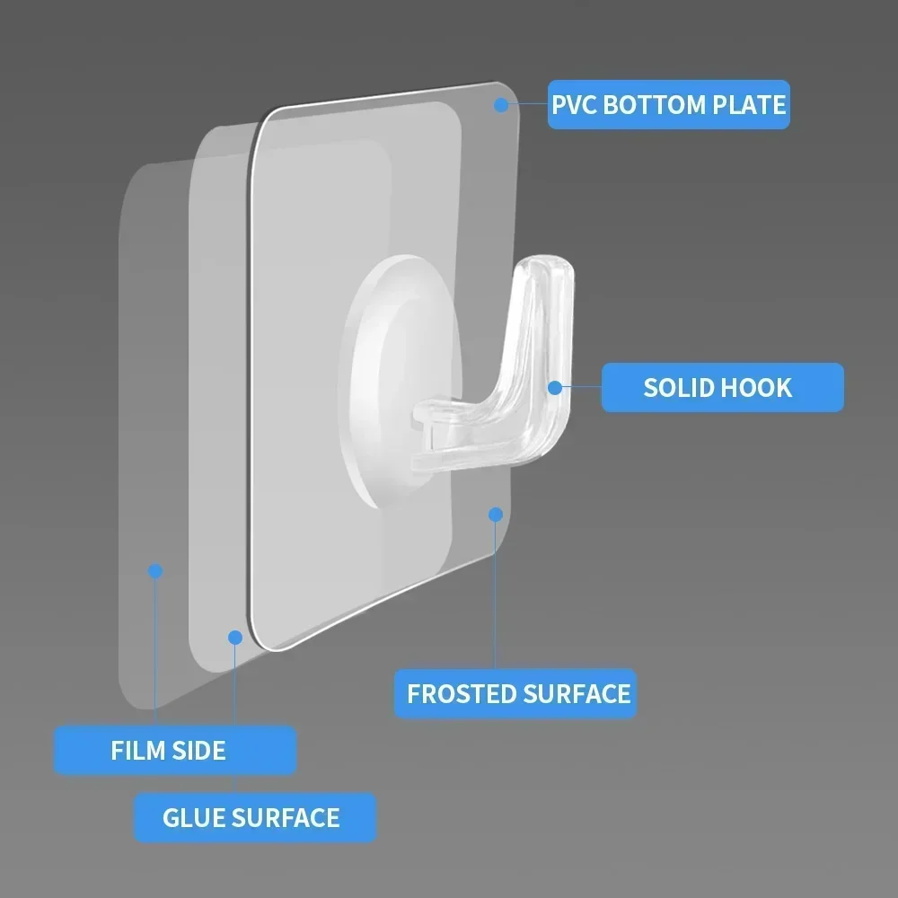 5-50 adet Şeffaf Kendinden Yap - Kitchen Gadgets Rack incelemesi ve fiyatı