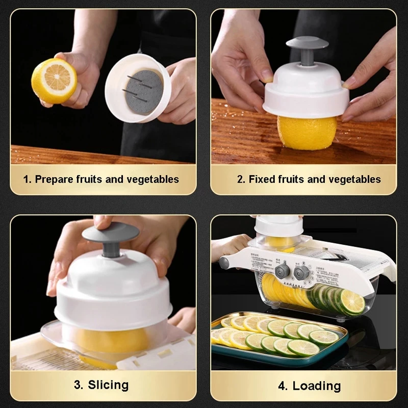 Çok fonksiyonlu Limon Dilimlem - Household Kitchen Gadgets Vegetable Cutter Silk Cutter incelemesi ve fiyatı