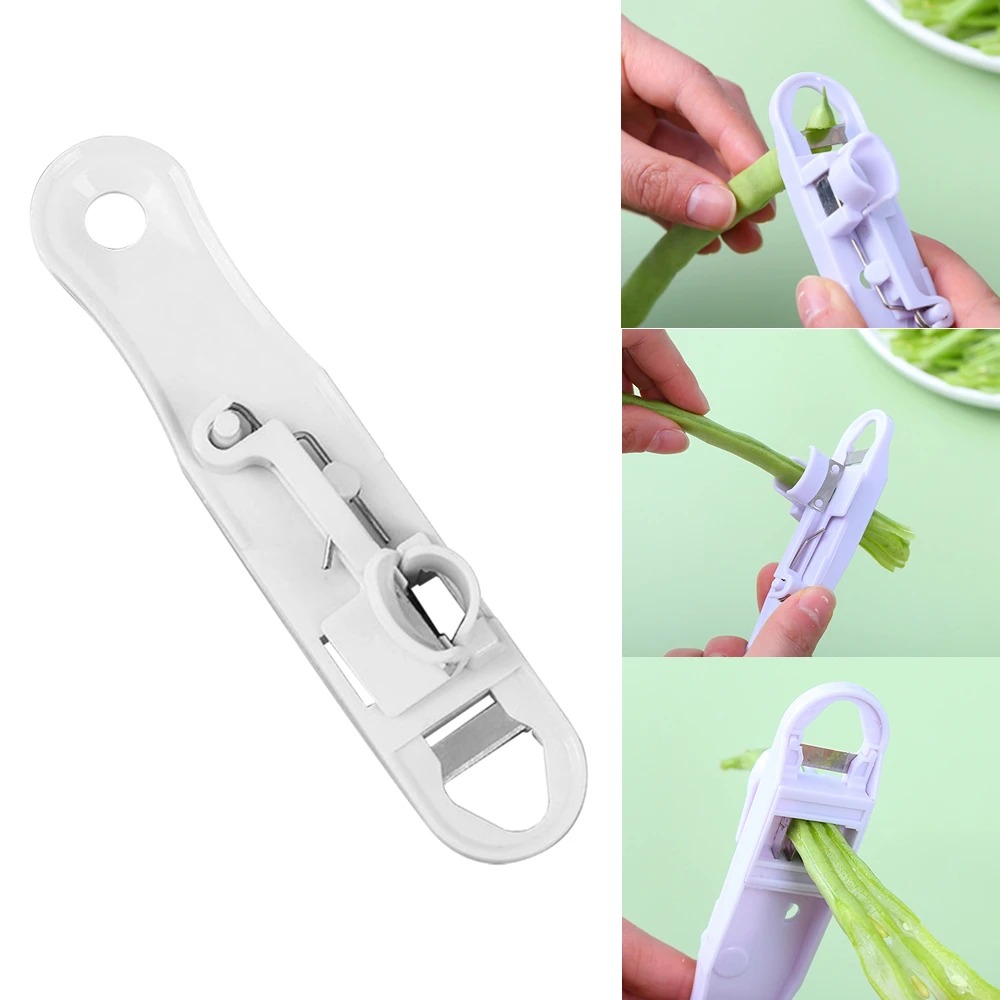 1 adet yeşil fasulye dilimleyi - Household Kitchen Gadgets Vegetable Cutter Silk Cutter incelemesi ve fiyatı