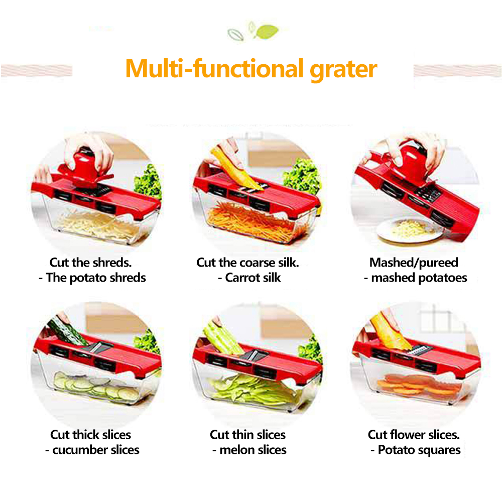 Çelik bıçak dilimleme ile sebz - Household Kitchen Gadgets Vegetable Cutter Silk Cutter incelemesi ve fiyatı