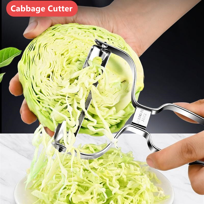 Paslanmaz çelik lahana rendele - Household Kitchen Gadgets Vegetable Cutter Silk Cutter incelemesi ve fiyatı