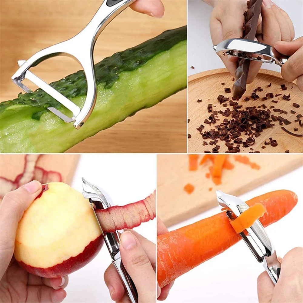 Paslanmaz Çelik Sebze Soyucu P - Household Kitchen Gadgets Vegetable Cutter Silk Cutter incelemesi ve fiyatı