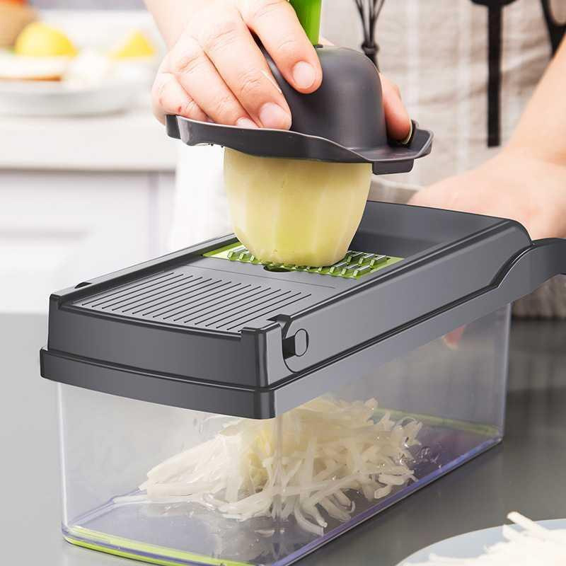Lüks Sebze Doğrayıcı - Çoklu A - Household Kitchen Gadgets Vegetable Cutter Silk Cutter incelemesi ve fiyatı