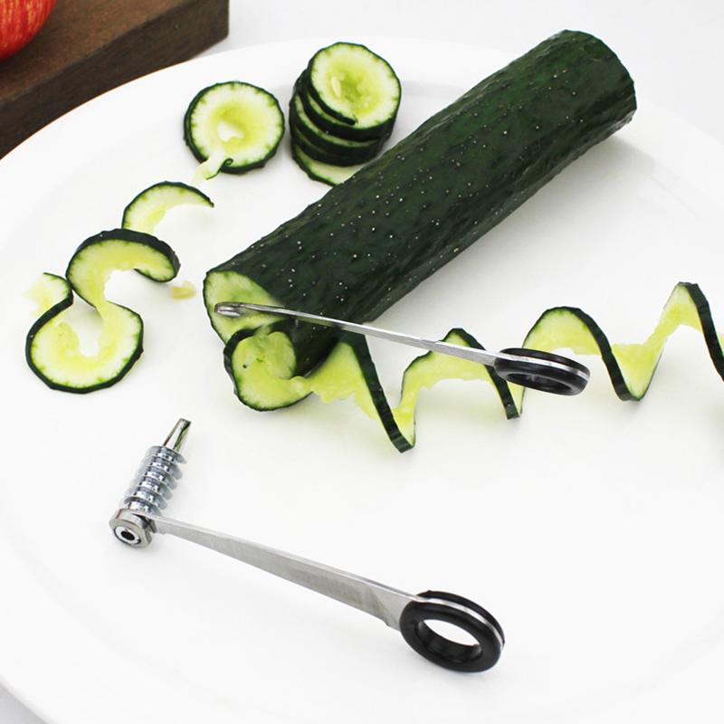 Spiral Dilimleme Bıçağı Salata - Household Kitchen Gadgets Vegetable Cutter Silk Cutter incelemesi ve fiyatı