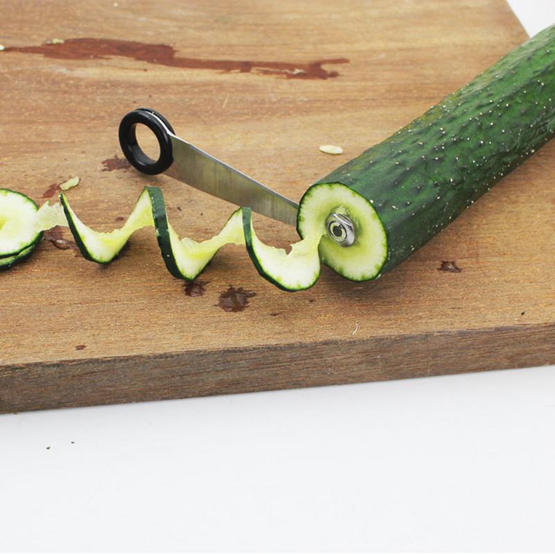 Spiral Dilimleme Bıçağı Salata - Household Kitchen Gadgets Vegetable Cutter Silk Cutter incelemesi ve fiyatı